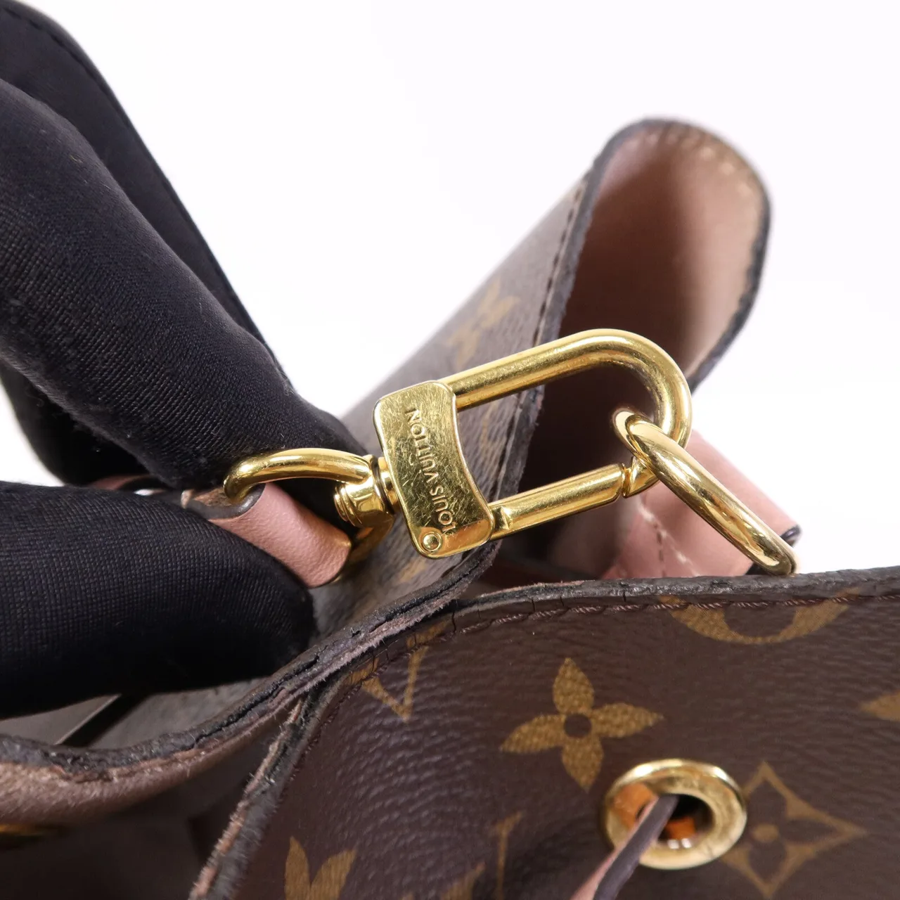 LOUIS VUITTON NeoNoe M44022 Shoulder Bag Coated Canvas 棕色 / 粉色 Coated Canvas Rank C - Thumbnail 7