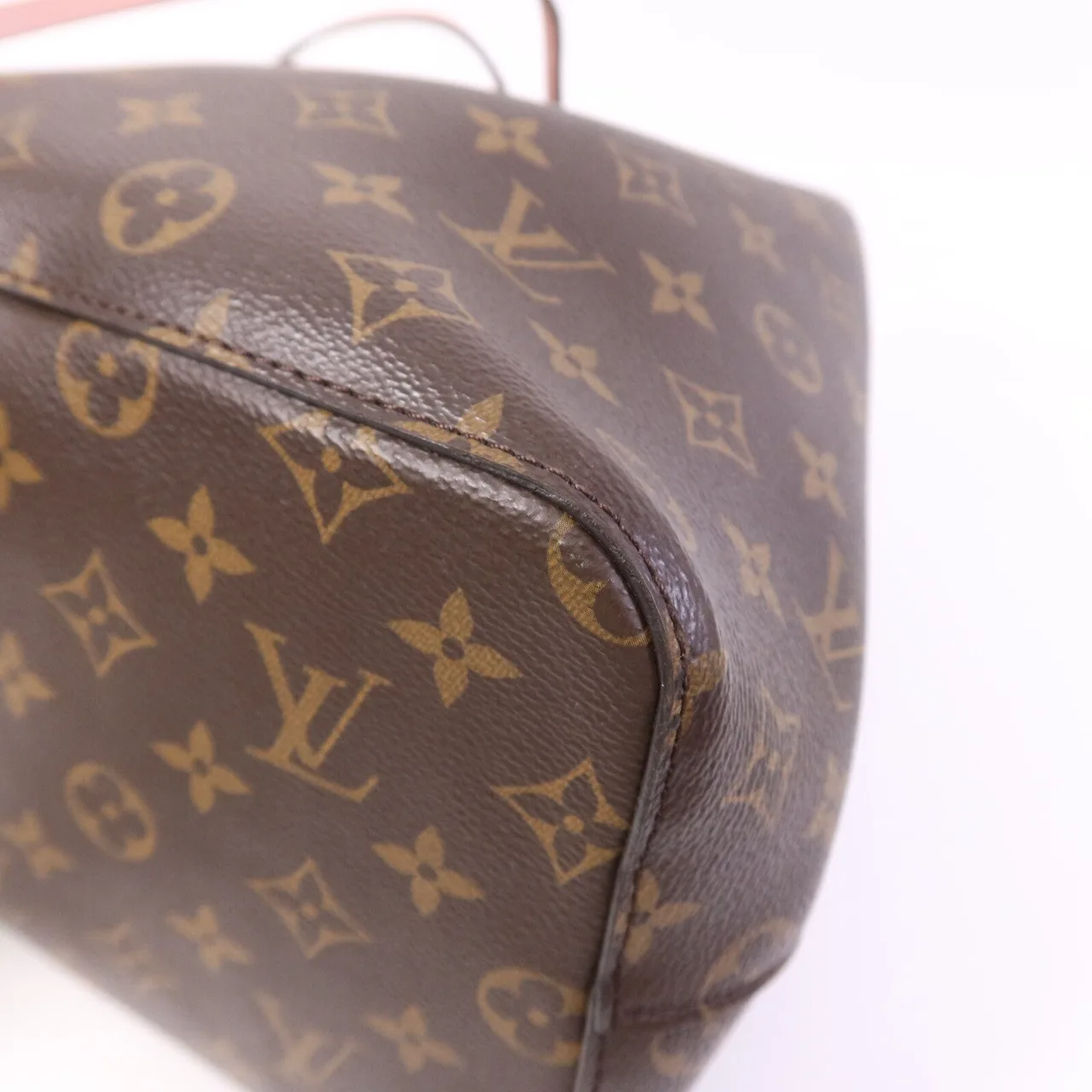 LOUIS VUITTON NeoNoe M44022 Shoulder Bag Coated Canvas 棕色 / 粉色 Coated Canvas Rank C - Thumbnail 12