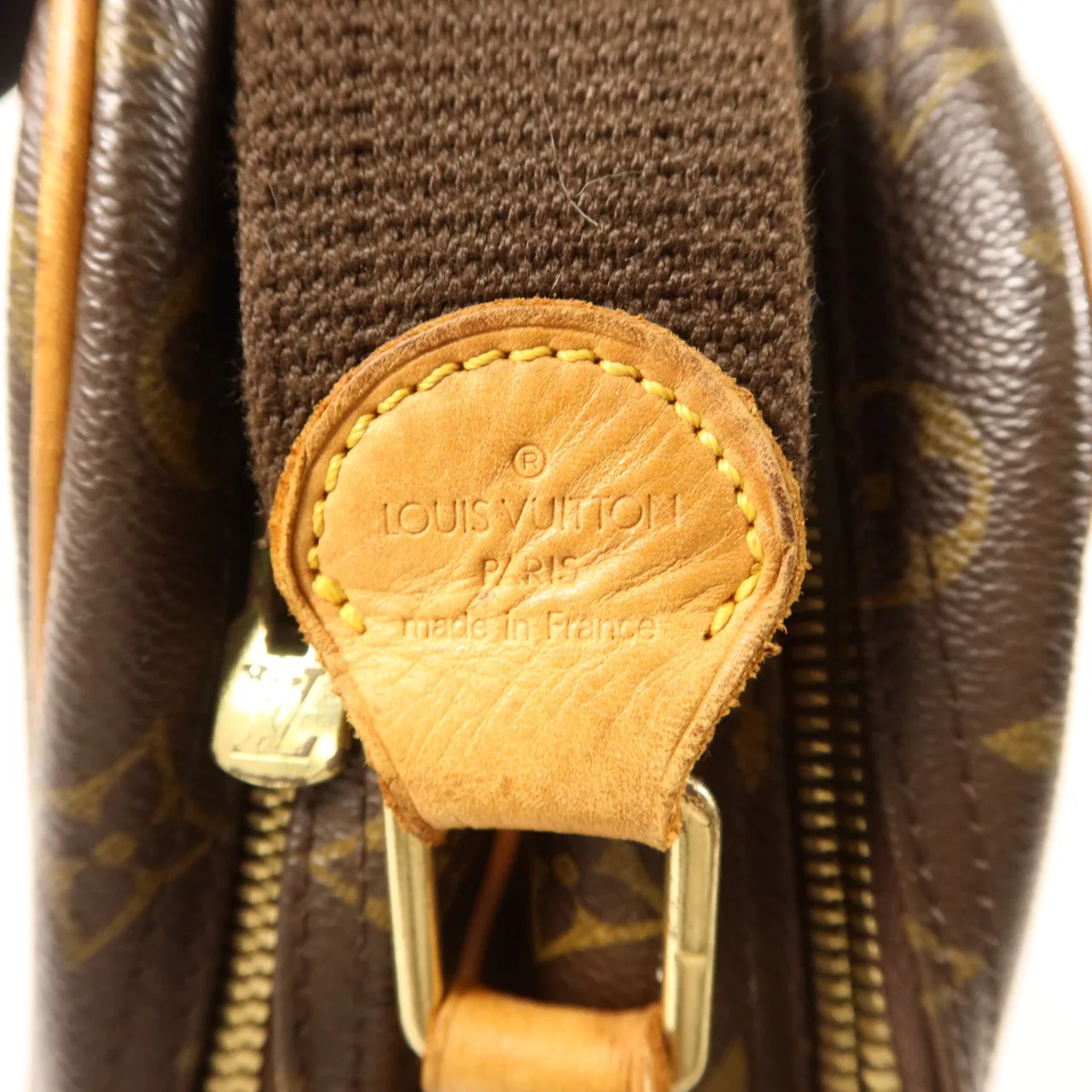 LOUIS VUITTON Reporter M45252 Shoulder Bag Coated Canvas 棕色 Coated Canvas Rank B - Thumbnail 7