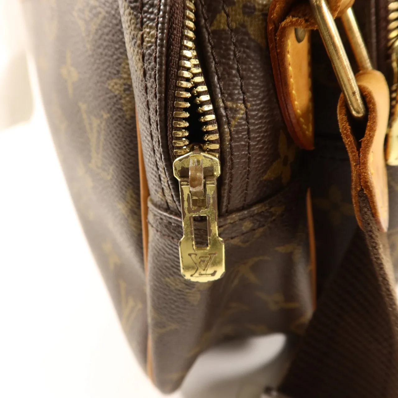LOUIS VUITTON Reporter M45252 Shoulder Bag Coated Canvas 棕色 Coated Canvas Rank B - Thumbnail 10