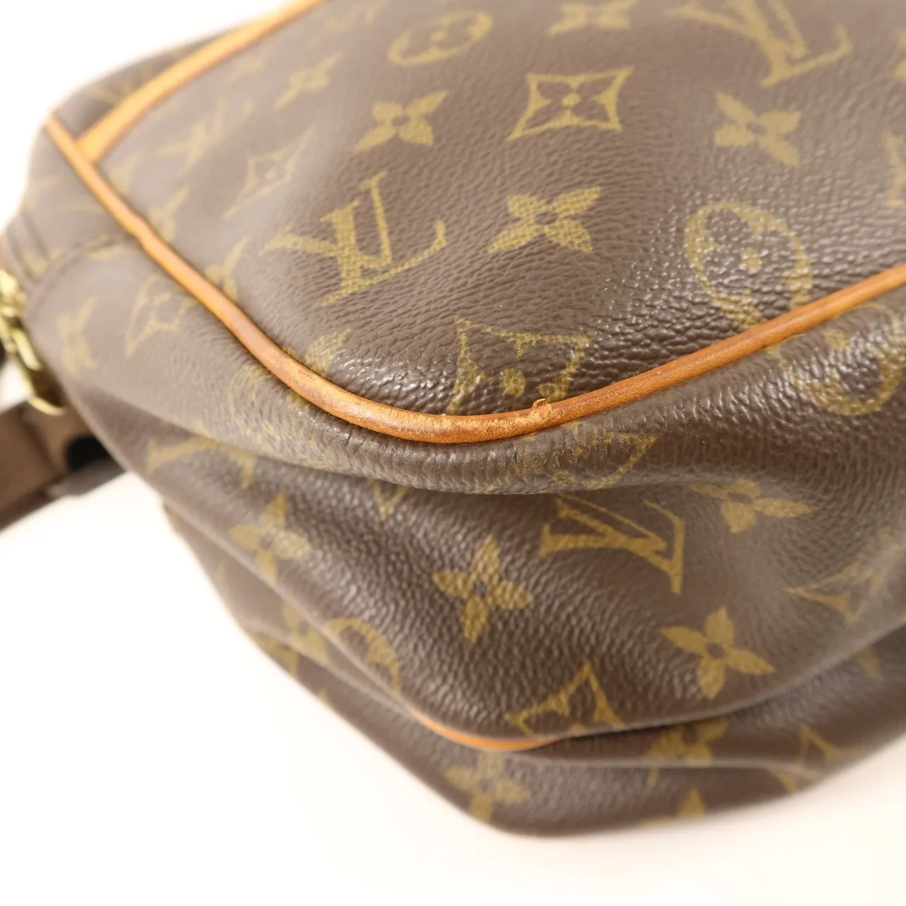 LOUIS VUITTON Reporter M45252 Shoulder Bag Coated Canvas 棕色 Coated Canvas Rank B - Thumbnail 12