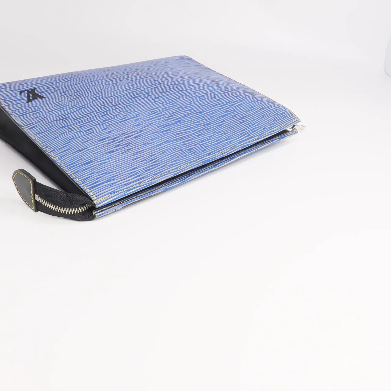 LOUIS VUITTON Toilette M54654 Clutch Calfskin 藍色 Calfskin Rank B - Thumbnail 5