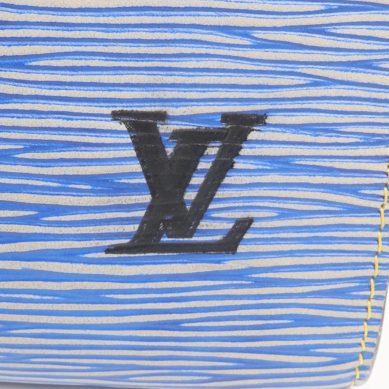 LOUIS VUITTON Toilette M54654 Clutch Calfskin 藍色 Calfskin Rank B - Thumbnail 11