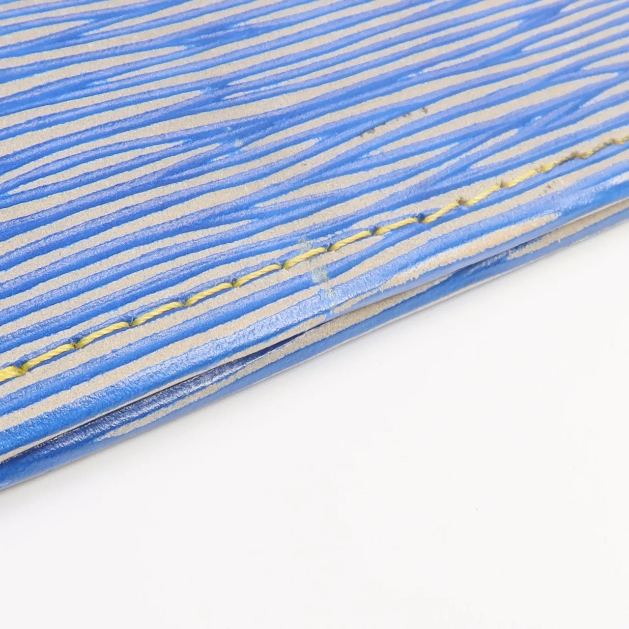 LOUIS VUITTON Toilette M54654 Clutch Calfskin 藍色 Calfskin Rank B - Thumbnail 14