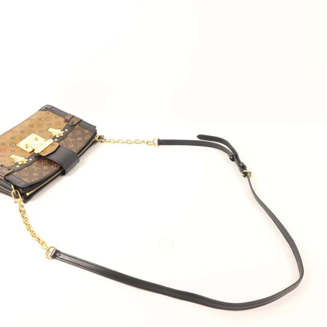 LOUIS VUITTON Trunk M43596 Shoulder Bag Coated Canvas 棕色 Coated Canvas Rank A - Thumbnail 7