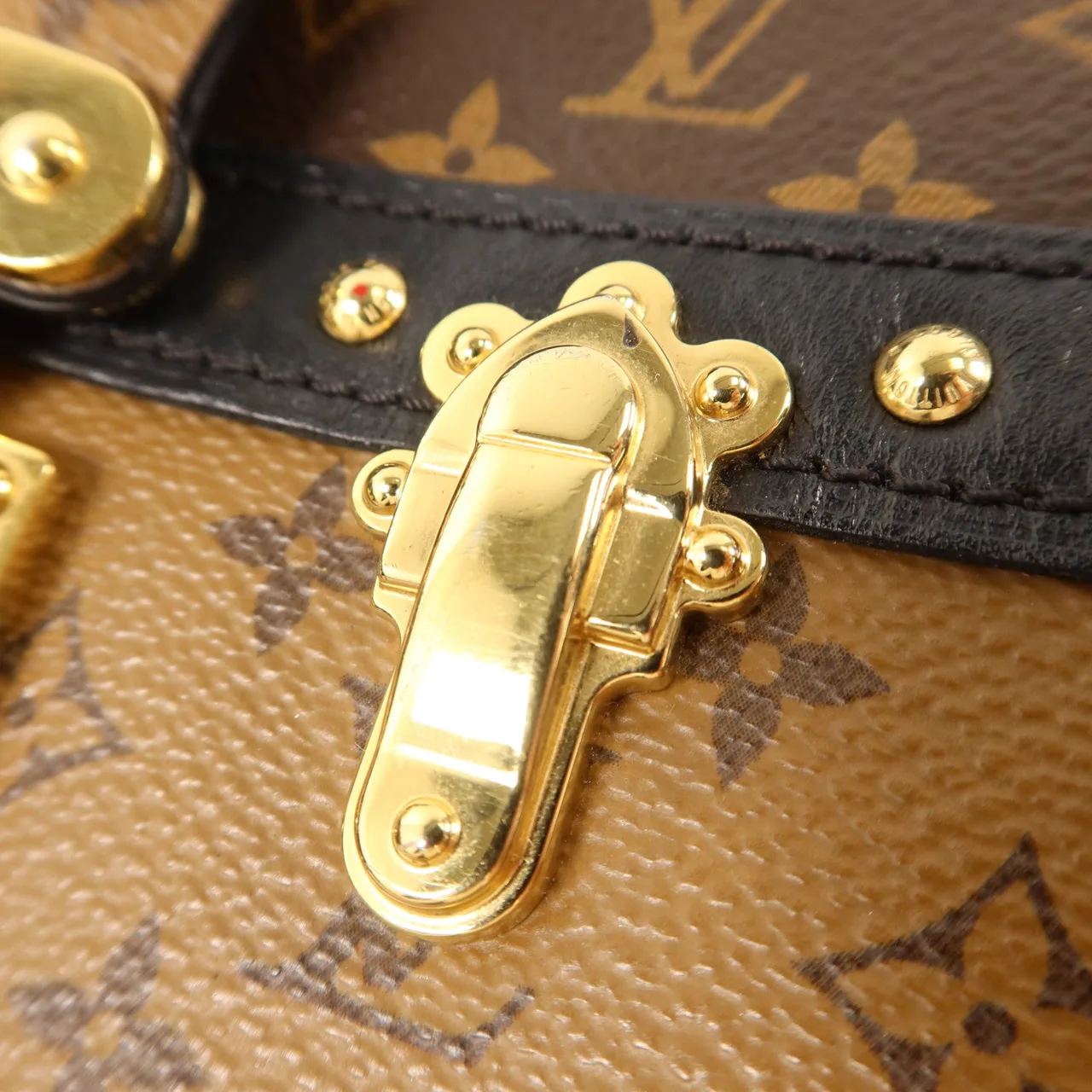 LOUIS VUITTON Trunk M43596 Shoulder Bag Coated Canvas 棕色 Coated Canvas Rank A - Thumbnail 9