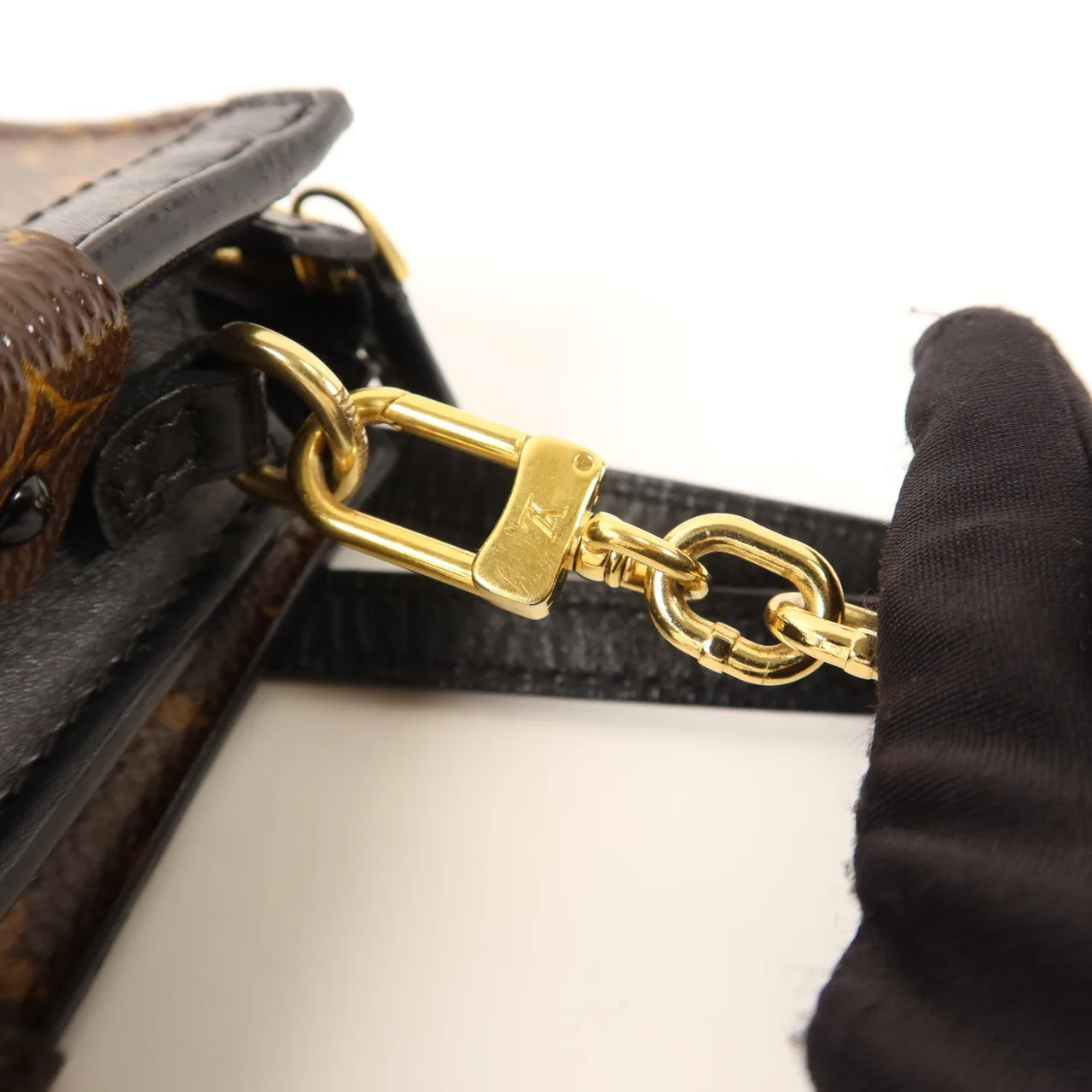 LOUIS VUITTON Trunk M43596 Shoulder Bag Coated Canvas 棕色 Coated Canvas Rank A - Thumbnail 10