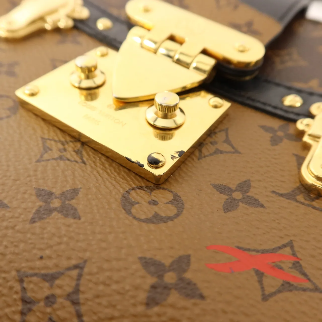 LOUIS VUITTON Trunk M43596 Shoulder Bag Coated Canvas 棕色 Coated Canvas Rank A - Thumbnail 15