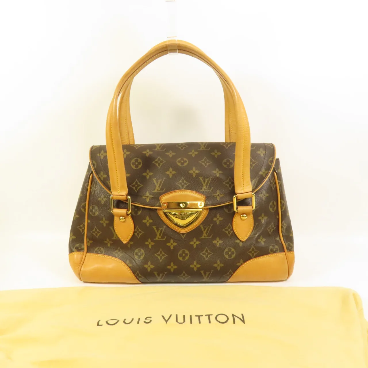 LOUIS VUITTON Beverly M40120 Shoulder Bag Coated Canvas 棕色 Coated Canvas Rank B - Thumbnail 10