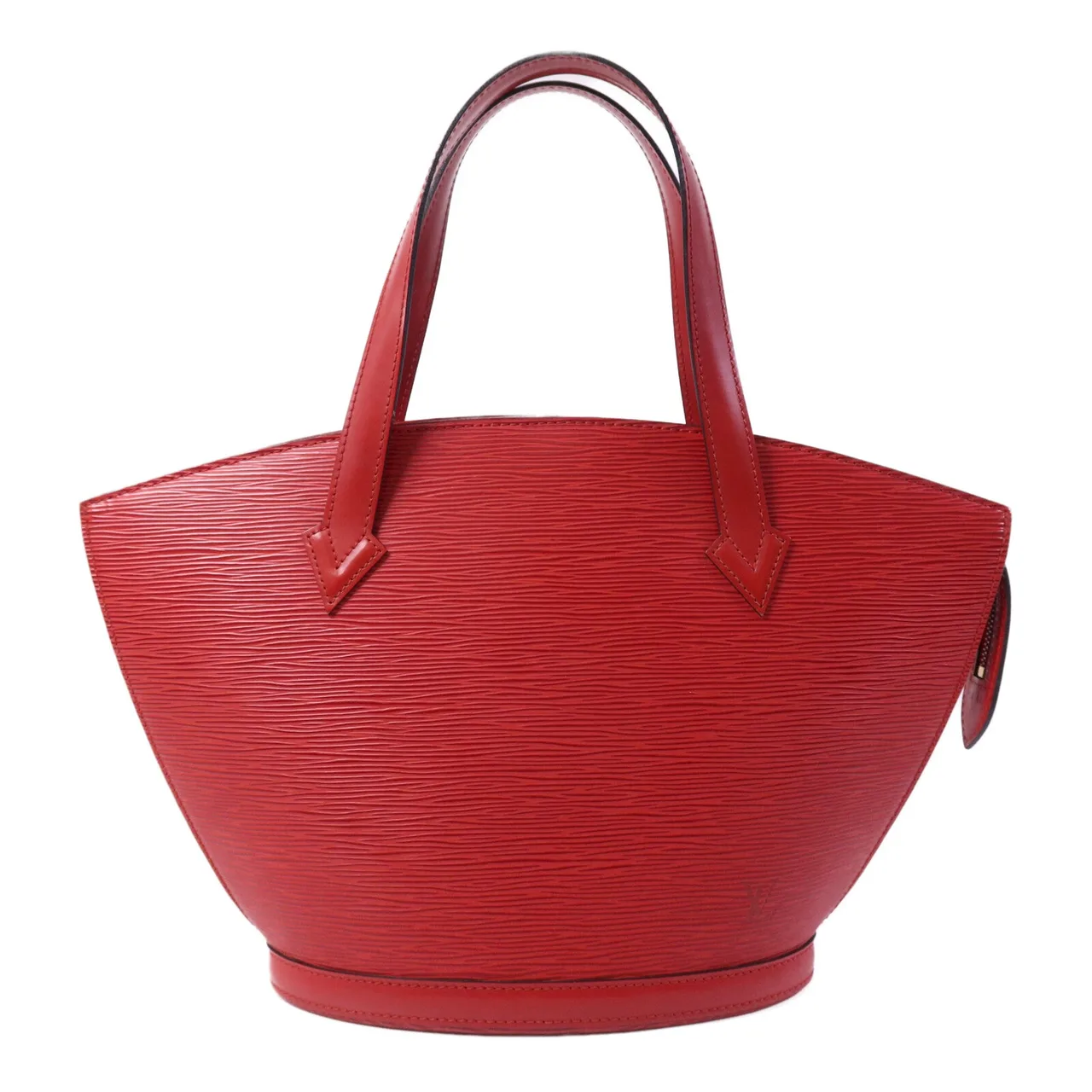 LOUIS VUITTON Saint Jacques M52272 Shoulder Bag Calfskin 紅色 / Red