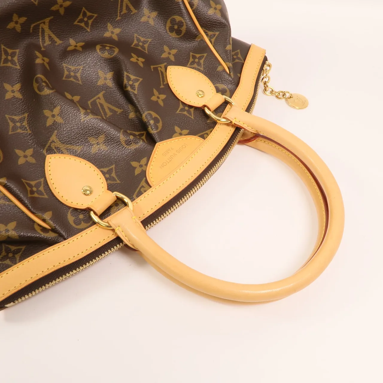 LOUIS VUITTON Tivoli M40143 手提包 塗層帆布 棕色 塗層帆布 中古品A - 縮圖 8