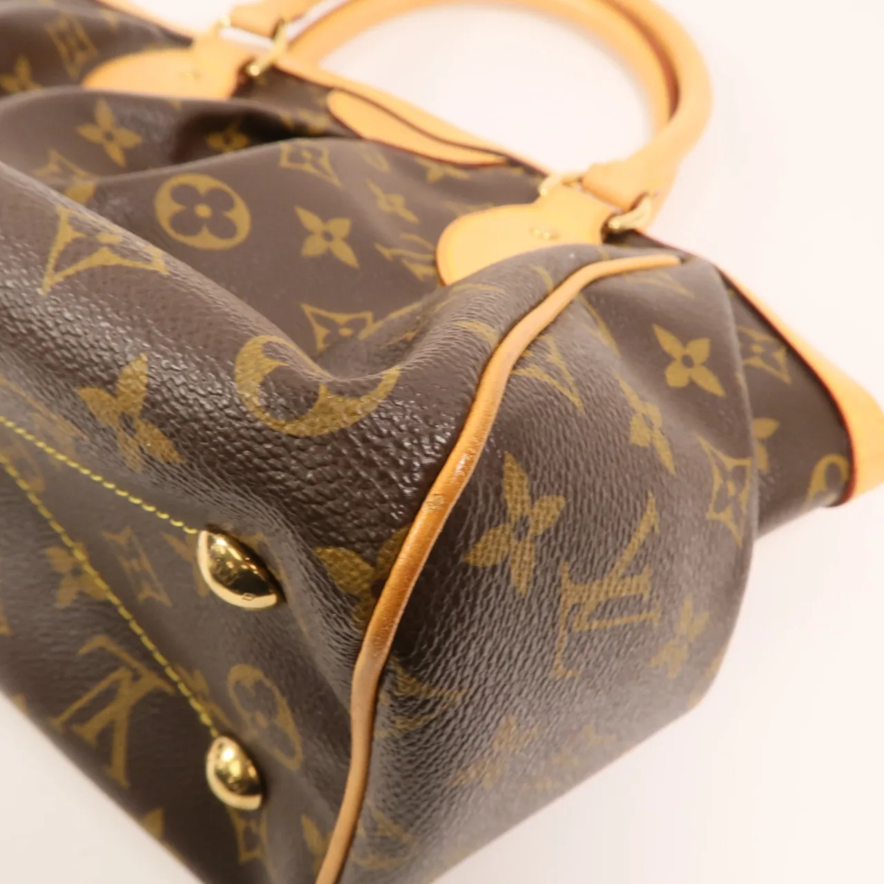 LOUIS VUITTON Tivoli M40143 手提包 塗層帆布 棕色 塗層帆布 中古品A - 縮圖 12