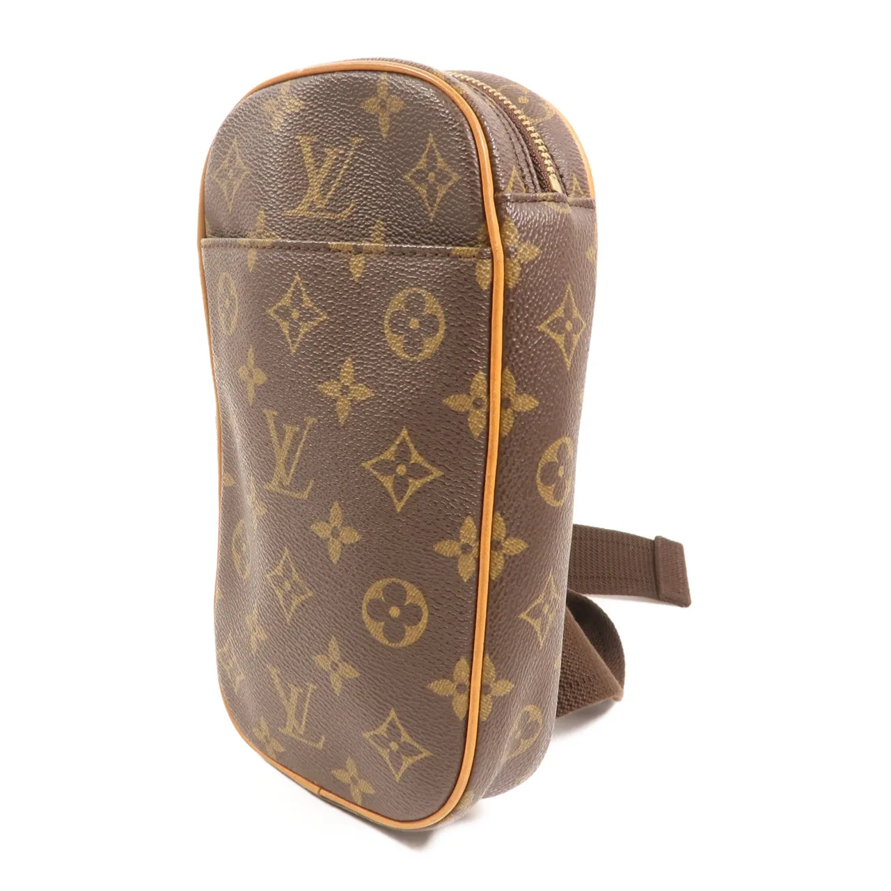 LOUIS VUITTON Pochette Gange M51870 腰包 塗層帆布 棕色 塗層帆布 中古品A - 縮圖 3