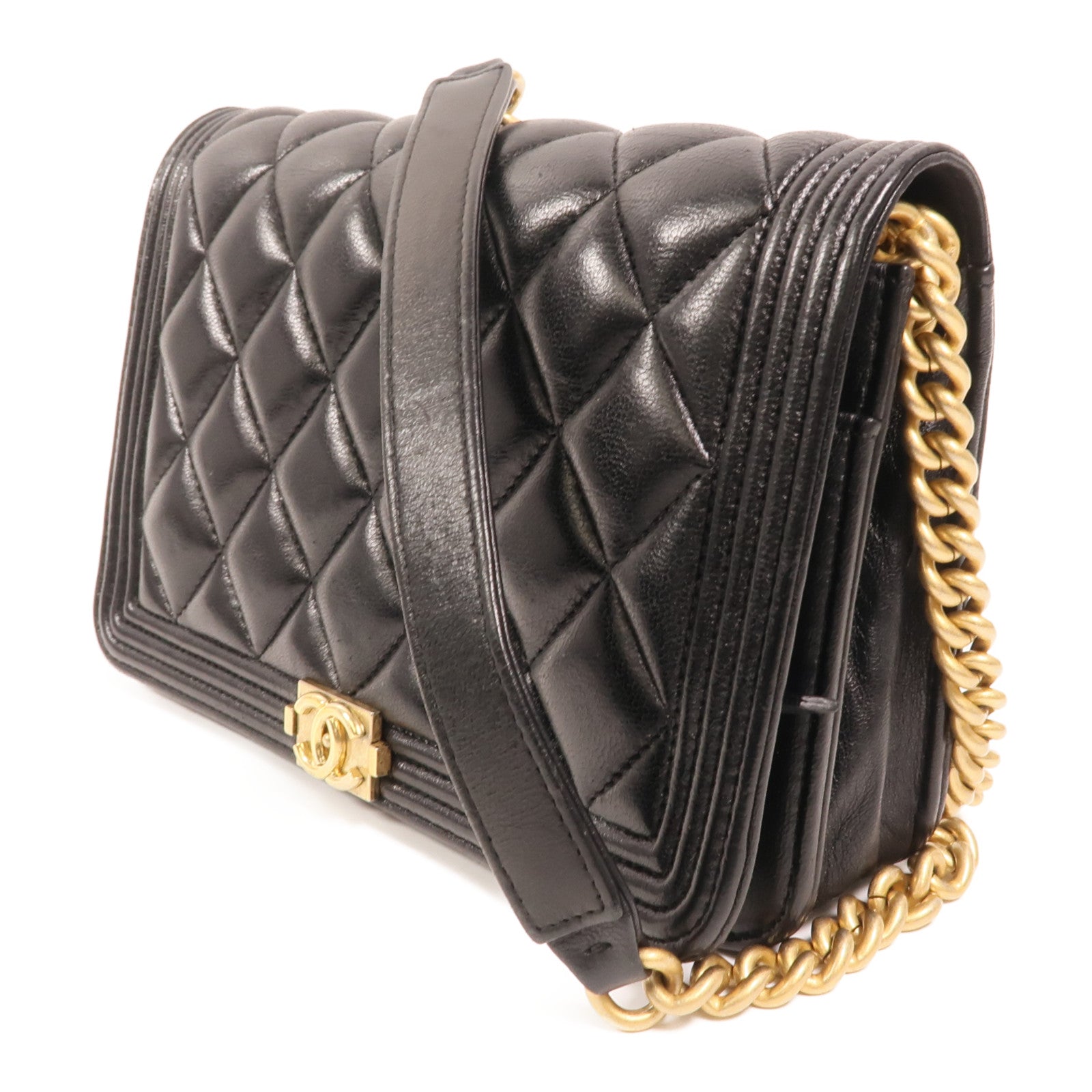 LOUIS VUITTON Shoulder Bag Lambskin 3