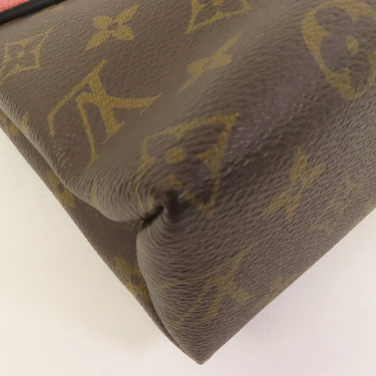 LOUIS VUITTON Saint Placide M43713 肩背包 塗層帆布 棕色 / 紅色 / Red 塗層帆布 中古品A - 縮圖 14