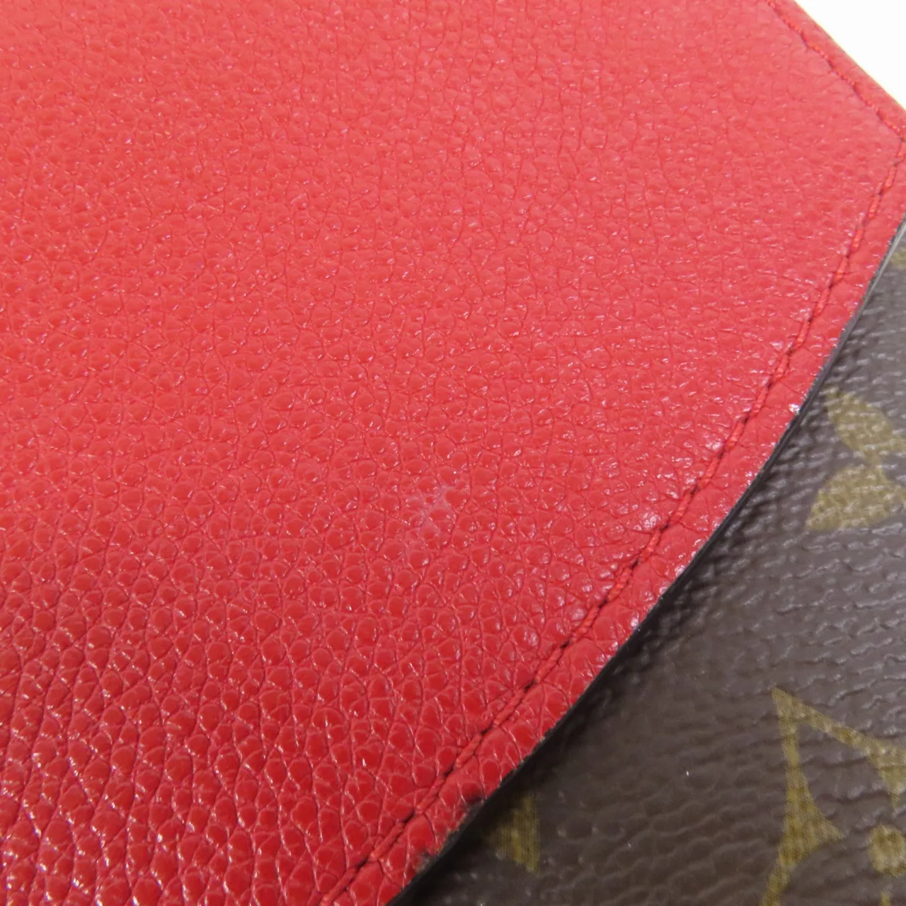 LOUIS VUITTON Saint Placide M43713 肩背包 塗層帆布 棕色 / 紅色 / Red 塗層帆布 中古品A - 縮圖 15