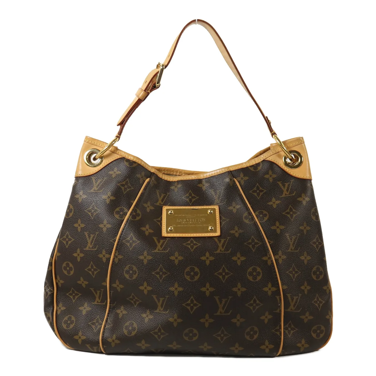 LOUIS VUITTON Galliera M56382 Shoulder Bag Coated Canvas 棕色