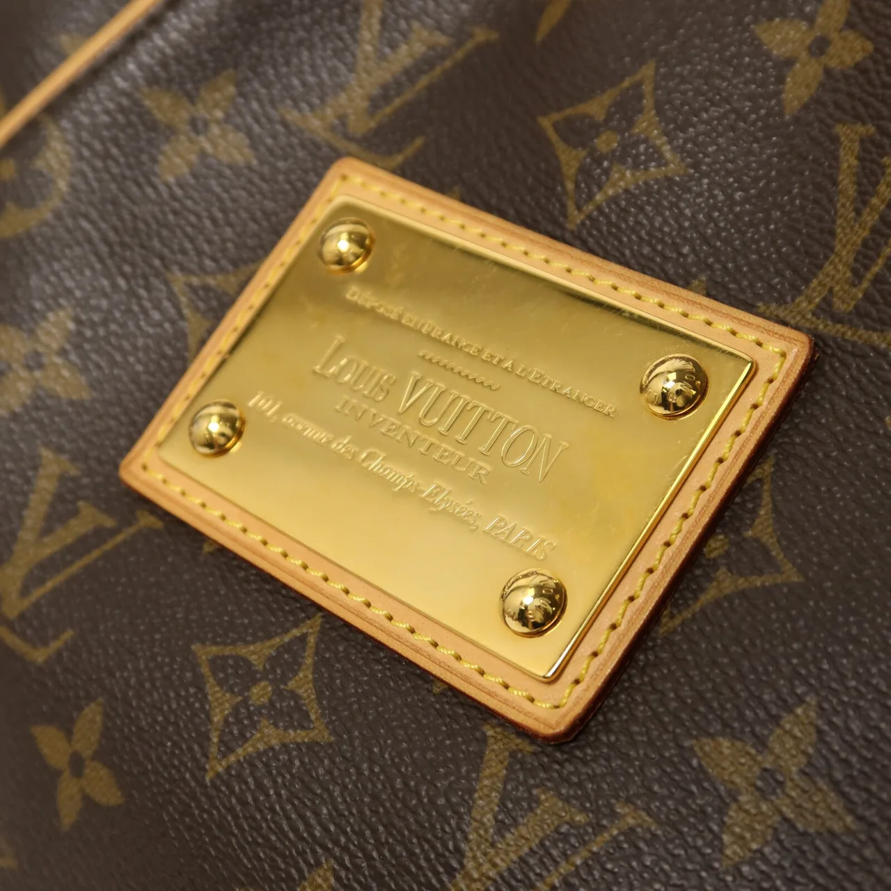 LOUIS VUITTON Galliera M56382 肩背包 塗層帆布 棕色 塗層帆布 中古品A - 縮圖 9