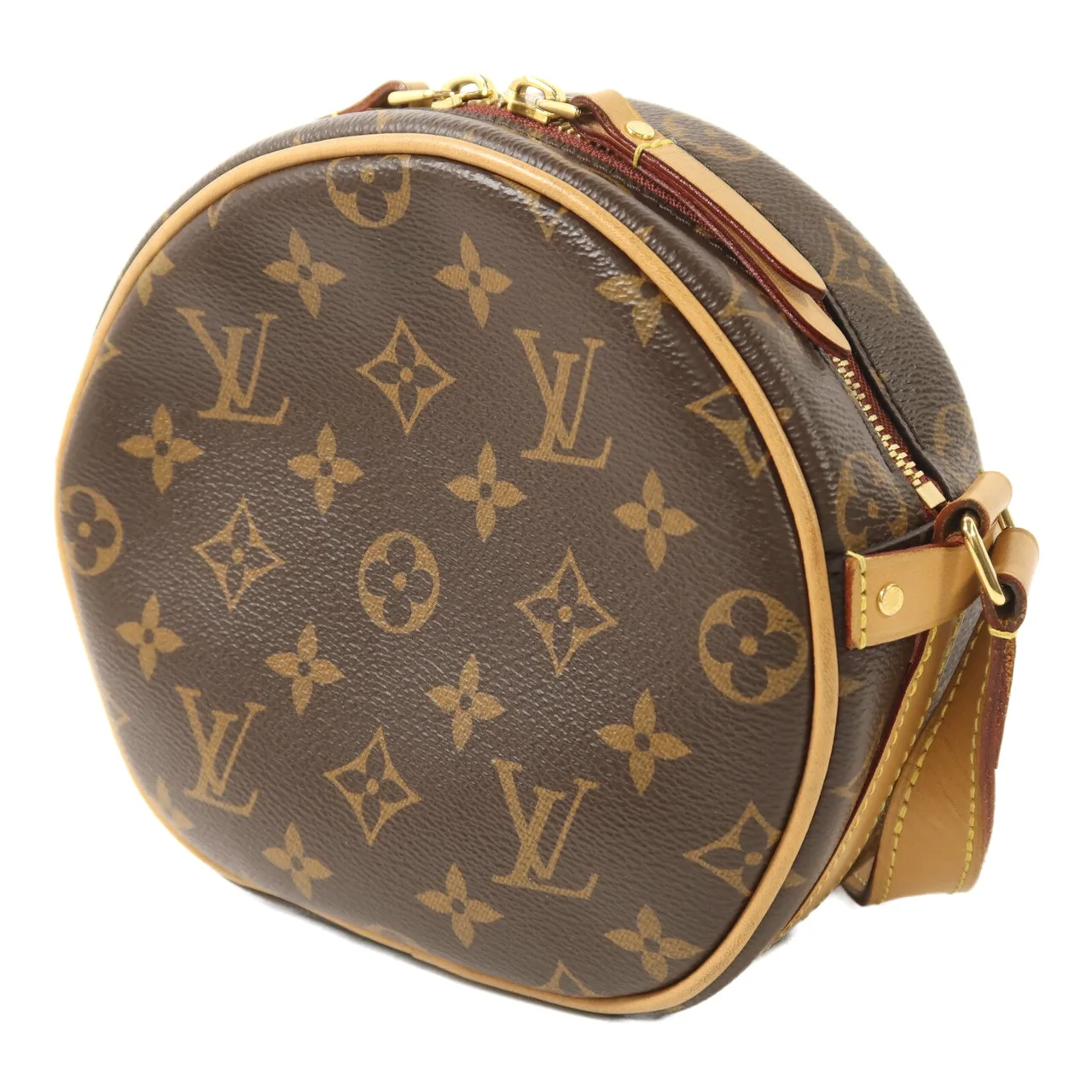 LOUIS VUITTON Boite Chapeau Souple M45578 Shoulder Bag Coated Canvas 棕色 Coated Canvas Rank B - Thumbnail 3