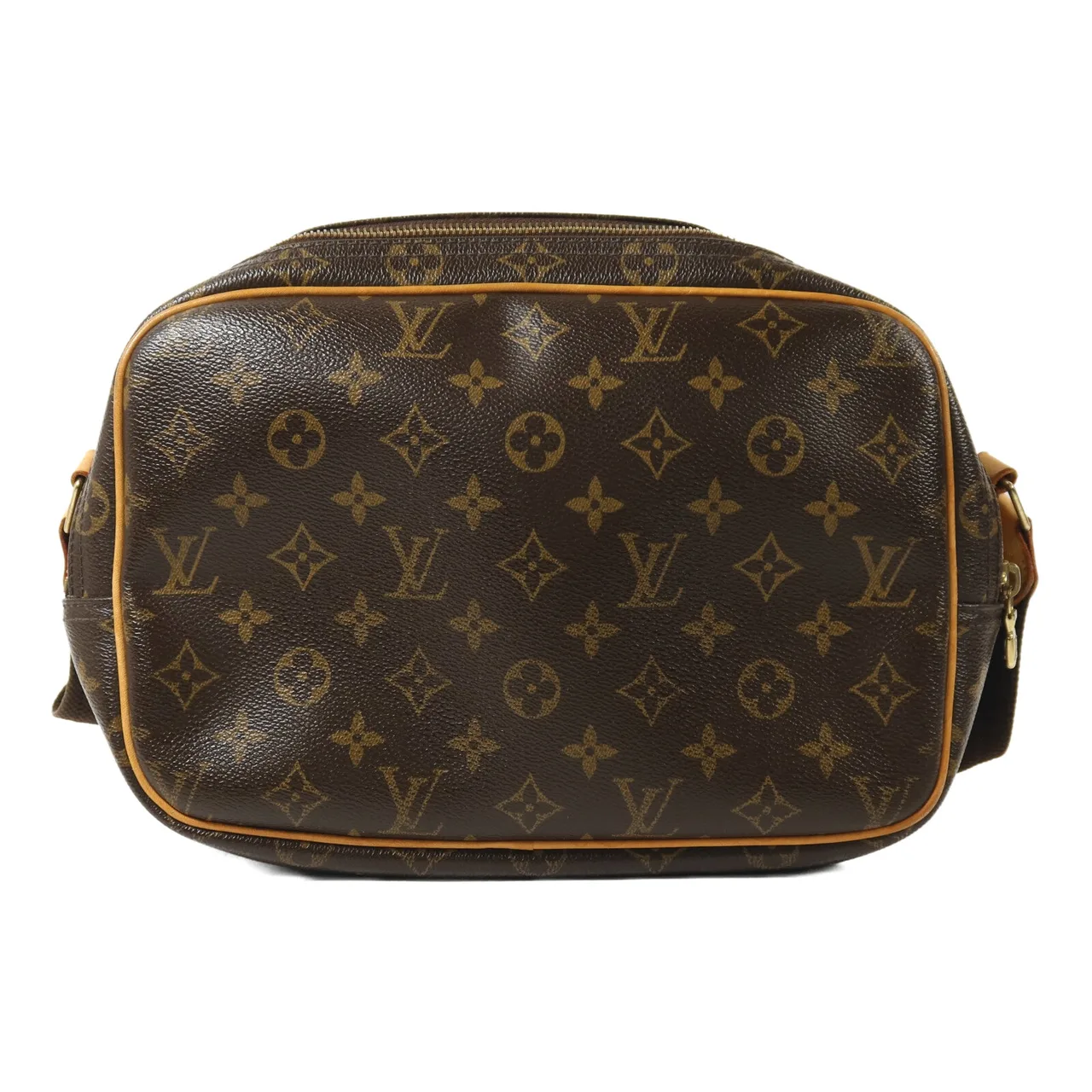 LOUIS VUITTON Reporter M45254 Shoulder Bag Coated Canvas 棕色 Coated Canvas Rank B - Thumbnail 2