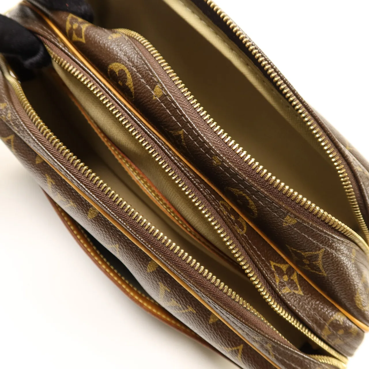 LOUIS VUITTON Reporter M45254 Shoulder Bag Coated Canvas 棕色 Coated Canvas Rank B - Thumbnail 5