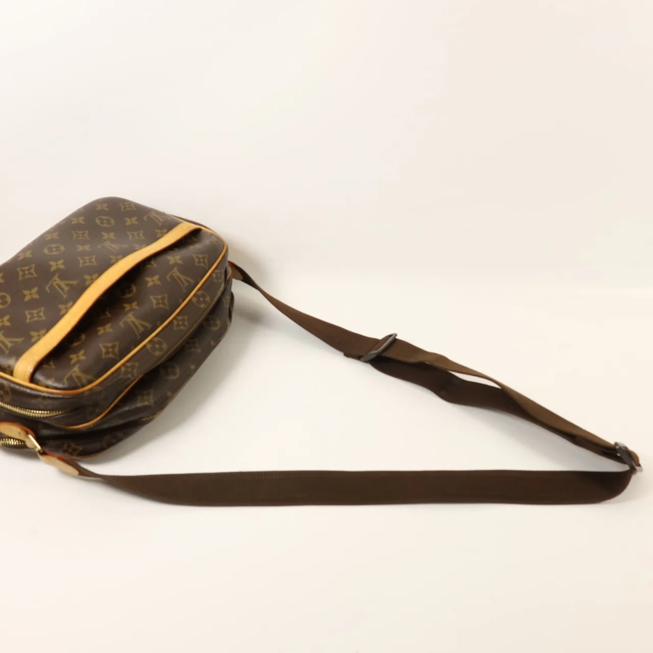 LOUIS VUITTON Reporter M45254 Shoulder Bag Coated Canvas 棕色 Coated Canvas Rank B - Thumbnail 8