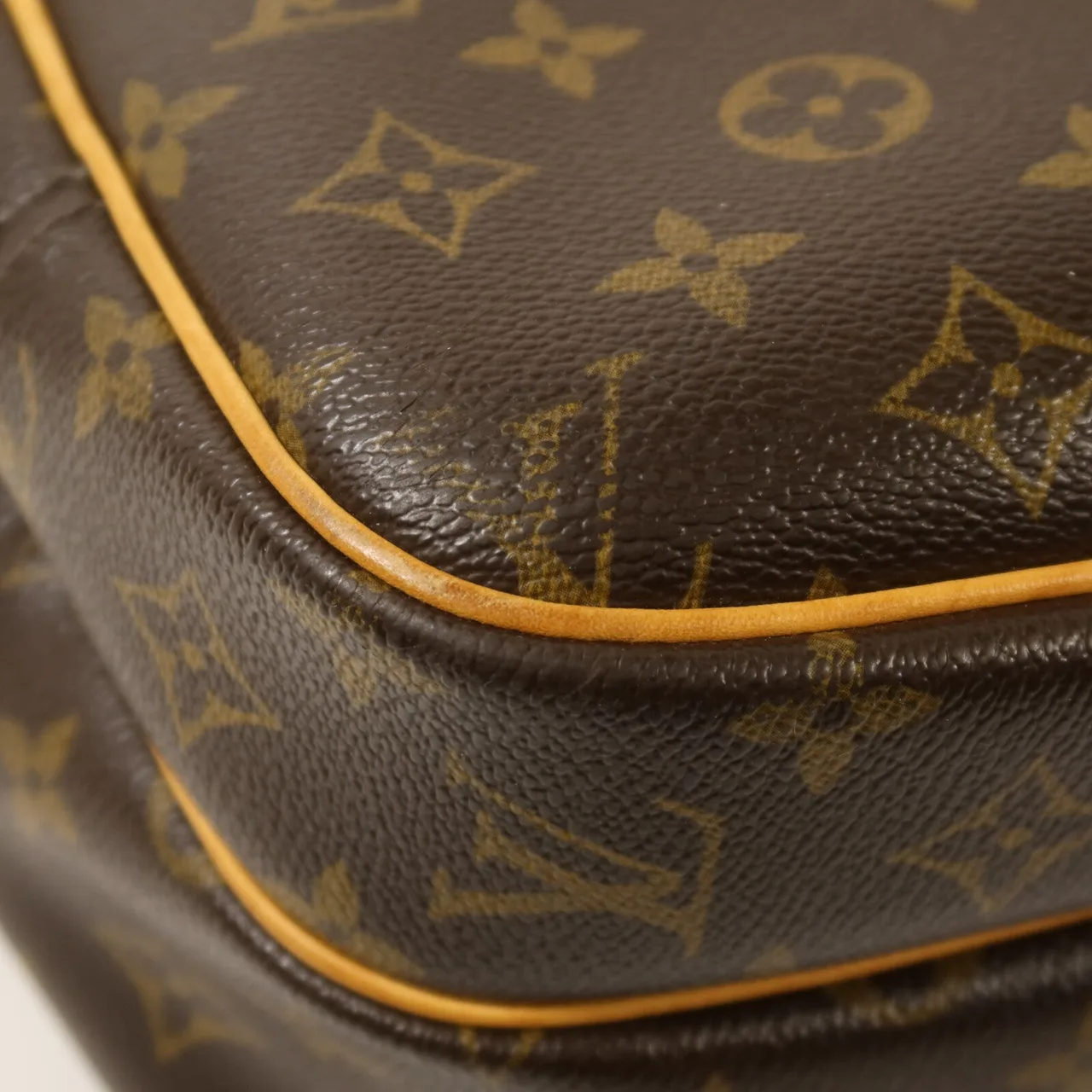 LOUIS VUITTON Reporter M45254 Shoulder Bag Coated Canvas 棕色 Coated Canvas Rank B - Thumbnail 11