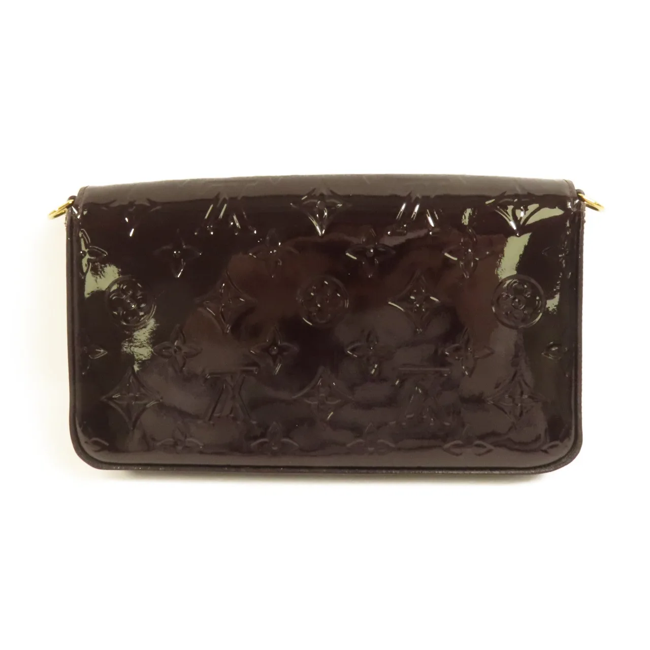 LOUIS VUITTON Felicie M61267 Shoulder Bag Leather 棕色 Leather Rank B - Thumbnail 2