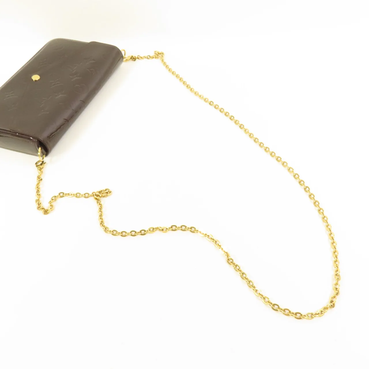 LOUIS VUITTON Felicie M61267 Shoulder Bag Leather 棕色 Leather Rank B - Thumbnail 6