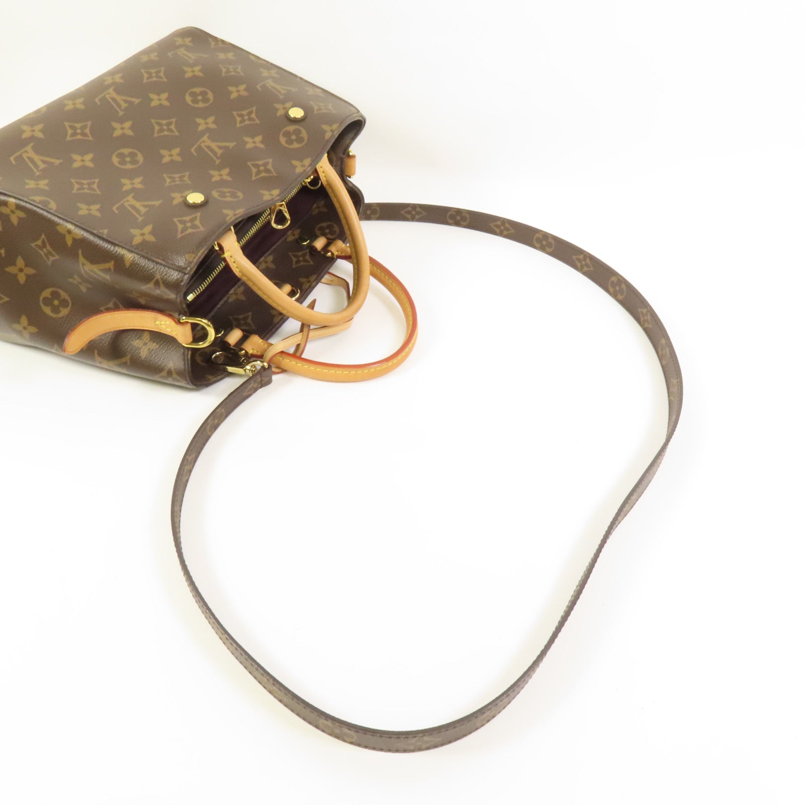 LOUIS VUITTON Montaigne M41055 2-Way Bag Coated Canvas 5