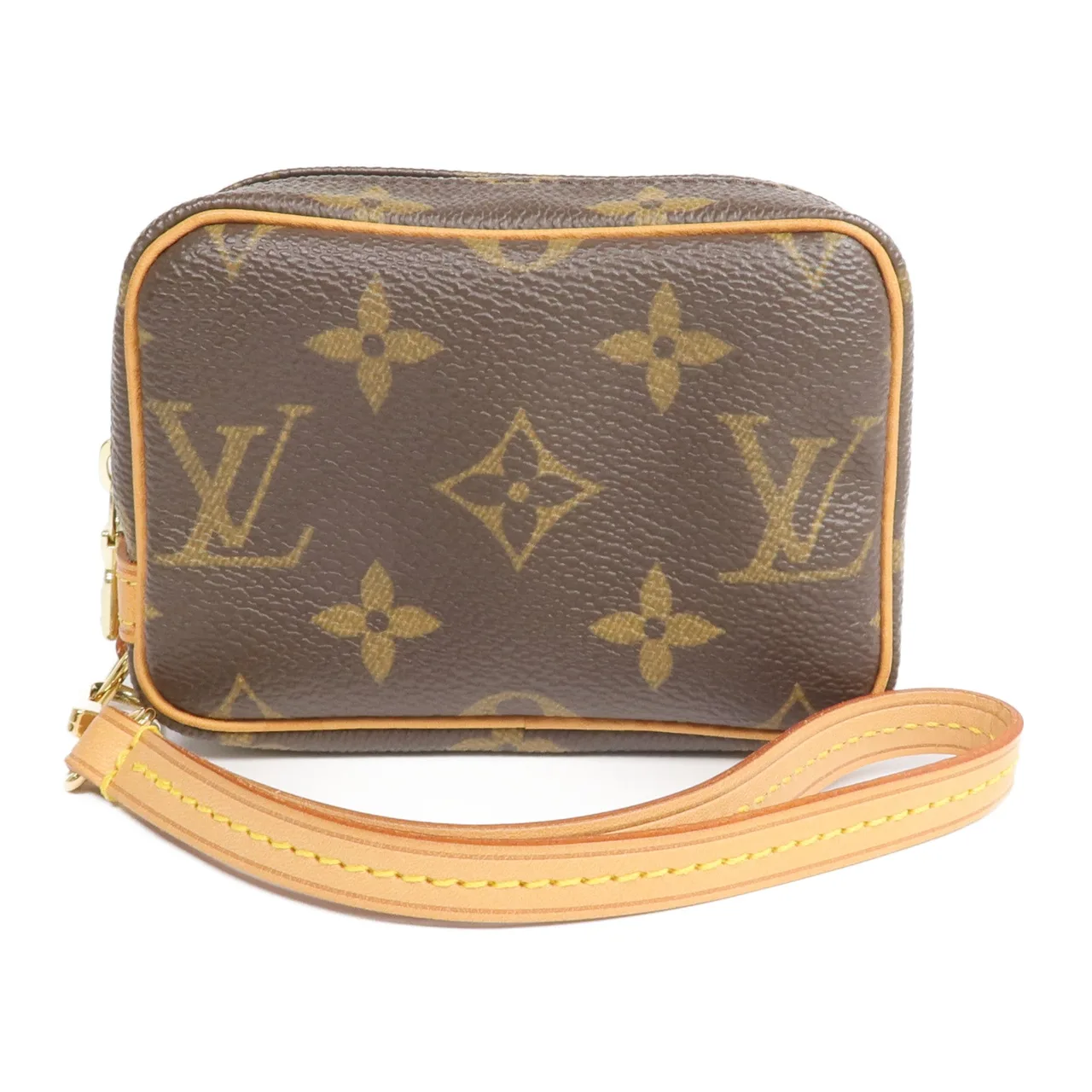 LOUIS VUITTON Wapity M58030 手拿包 塗層帆布 棕色