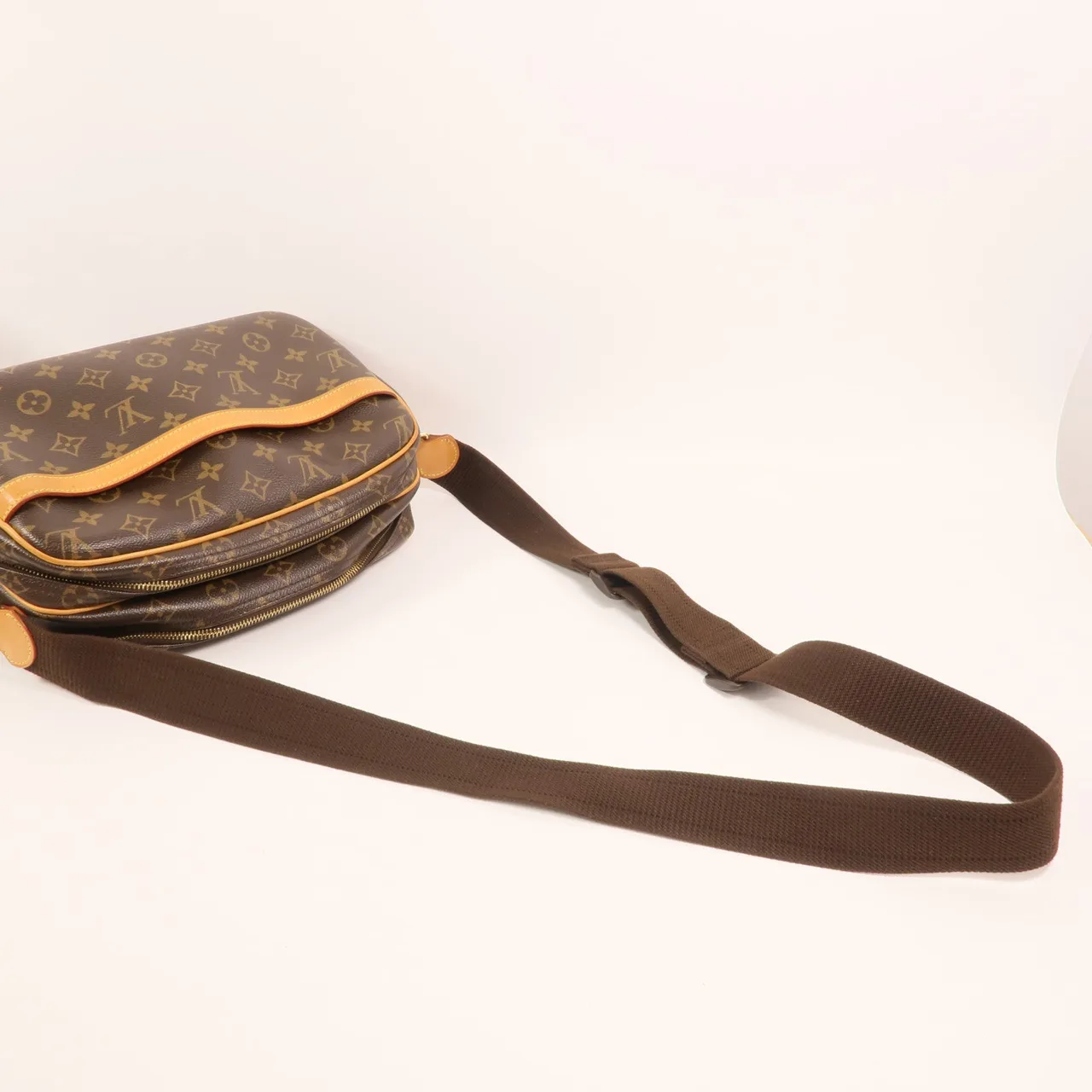 LOUIS VUITTON Reporter M45254 肩背包 塗層帆布 棕色 / BROWN 塗層帆布 中古品B - 縮圖 9