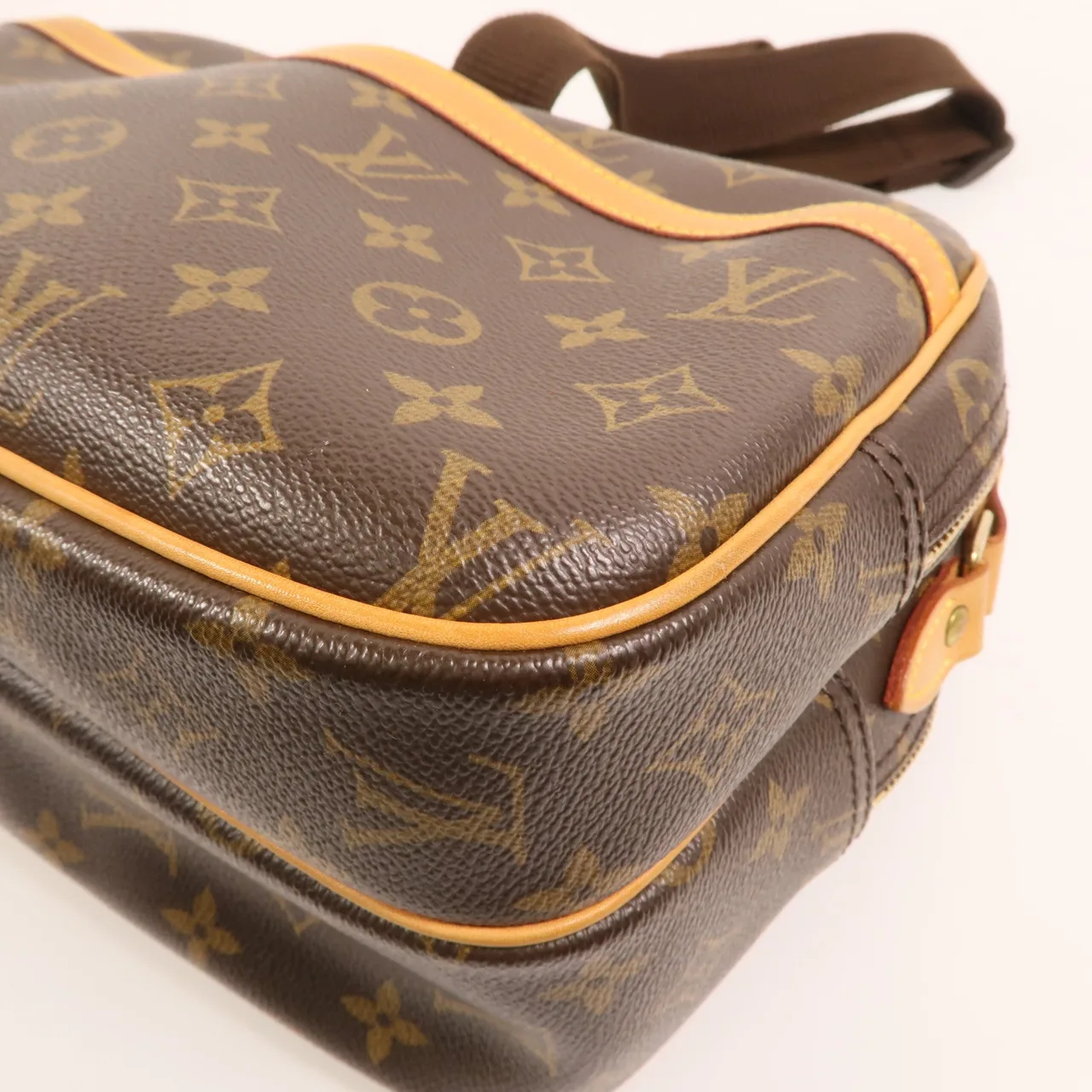 LOUIS VUITTON Reporter M45254 肩背包 塗層帆布 棕色 / BROWN 塗層帆布 中古品B - 縮圖 10
