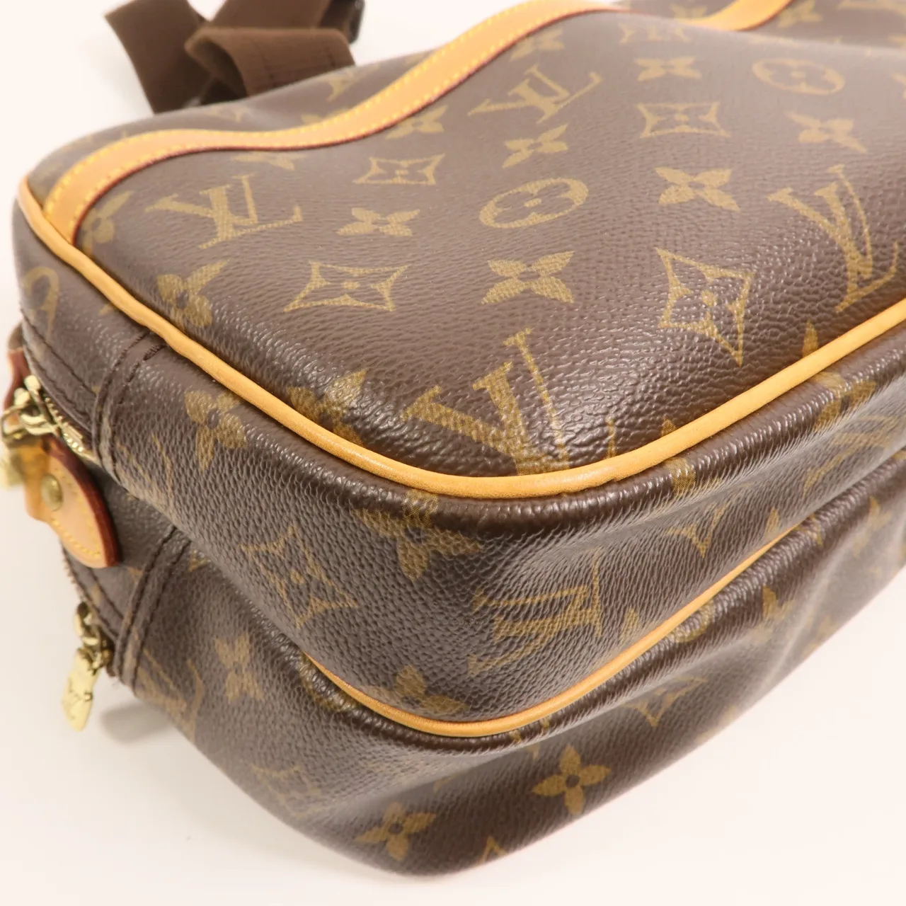 LOUIS VUITTON Reporter M45254 肩背包 塗層帆布 棕色 / BROWN 塗層帆布 中古品B - 縮圖 11