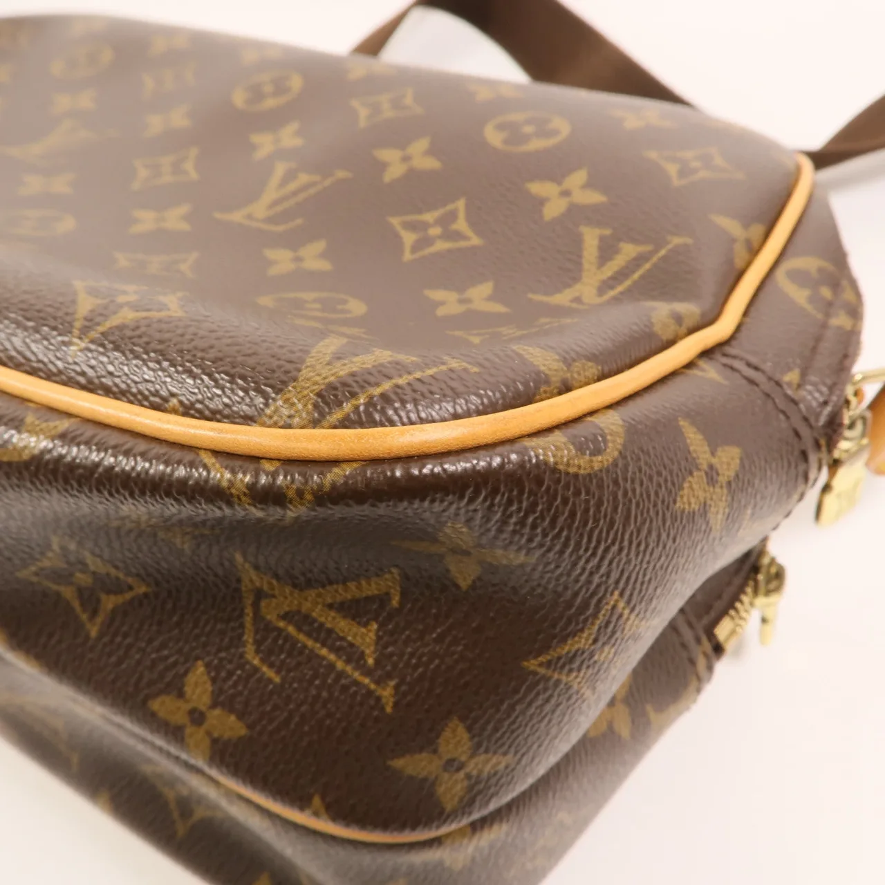 LOUIS VUITTON Reporter M45254 肩背包 塗層帆布 棕色 / BROWN 塗層帆布 中古品B - 縮圖 12