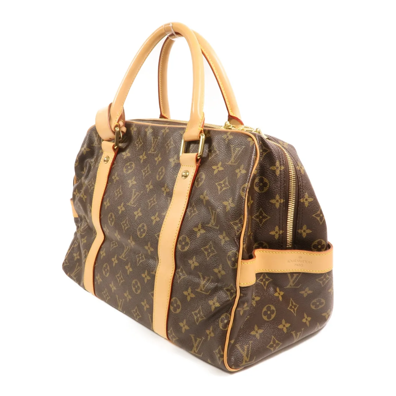 LOUIS VUITTON CarryAll M40074 手提包 塗層帆布 棕色 / Brown 塗層帆布 中古品B - 縮圖 3