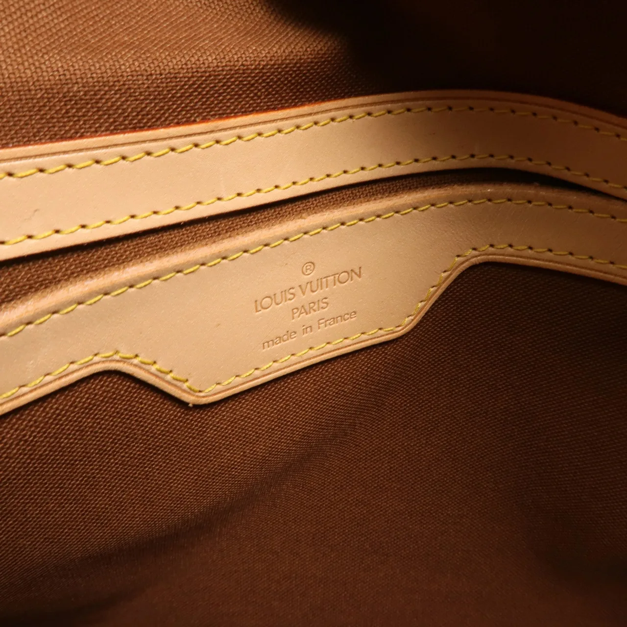 LOUIS VUITTON CarryAll M40074 手提包 塗層帆布 棕色 / Brown 塗層帆布 中古品B - 縮圖 6