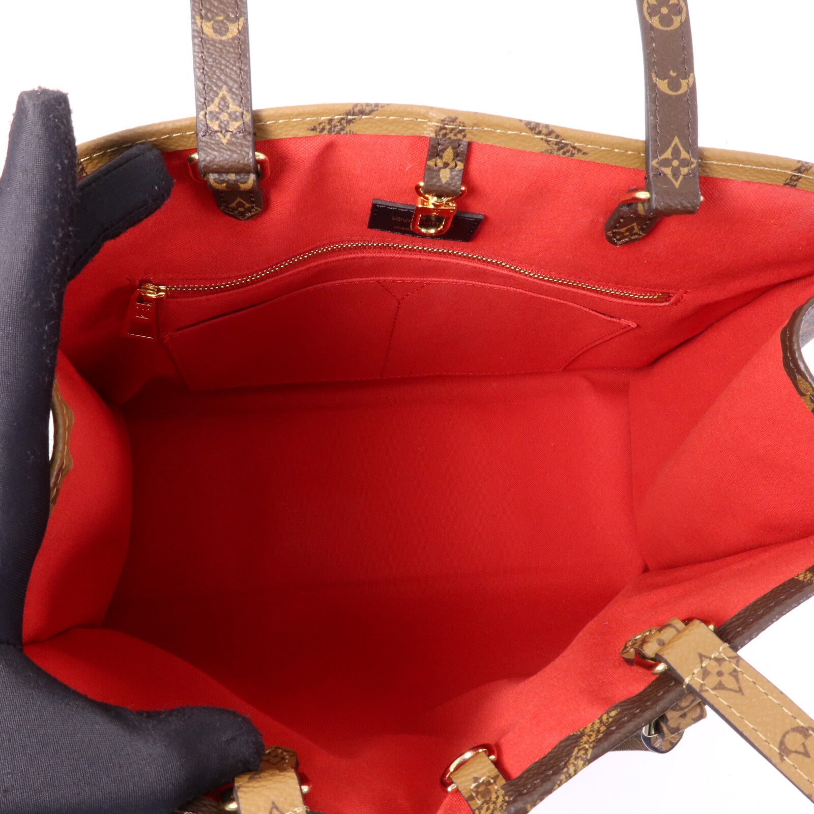 LOUIS VUITTON OnTheGo M45321 2-Way Bag Coated Canvas 5