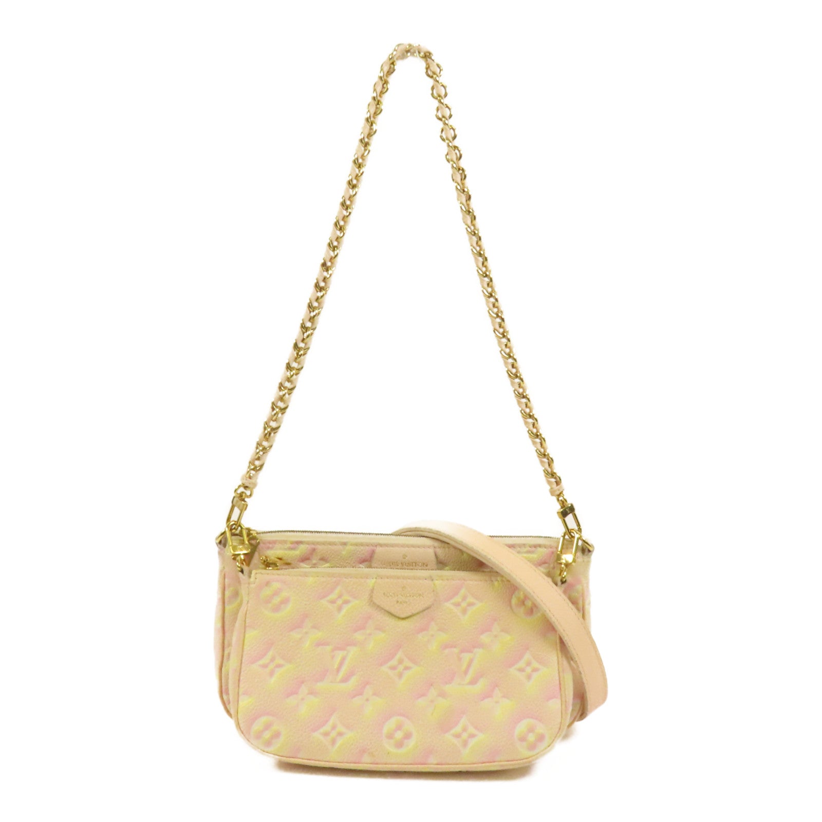 LOUIS VUITTON Multi Pochette M80399 2-Way Bag Calfskin