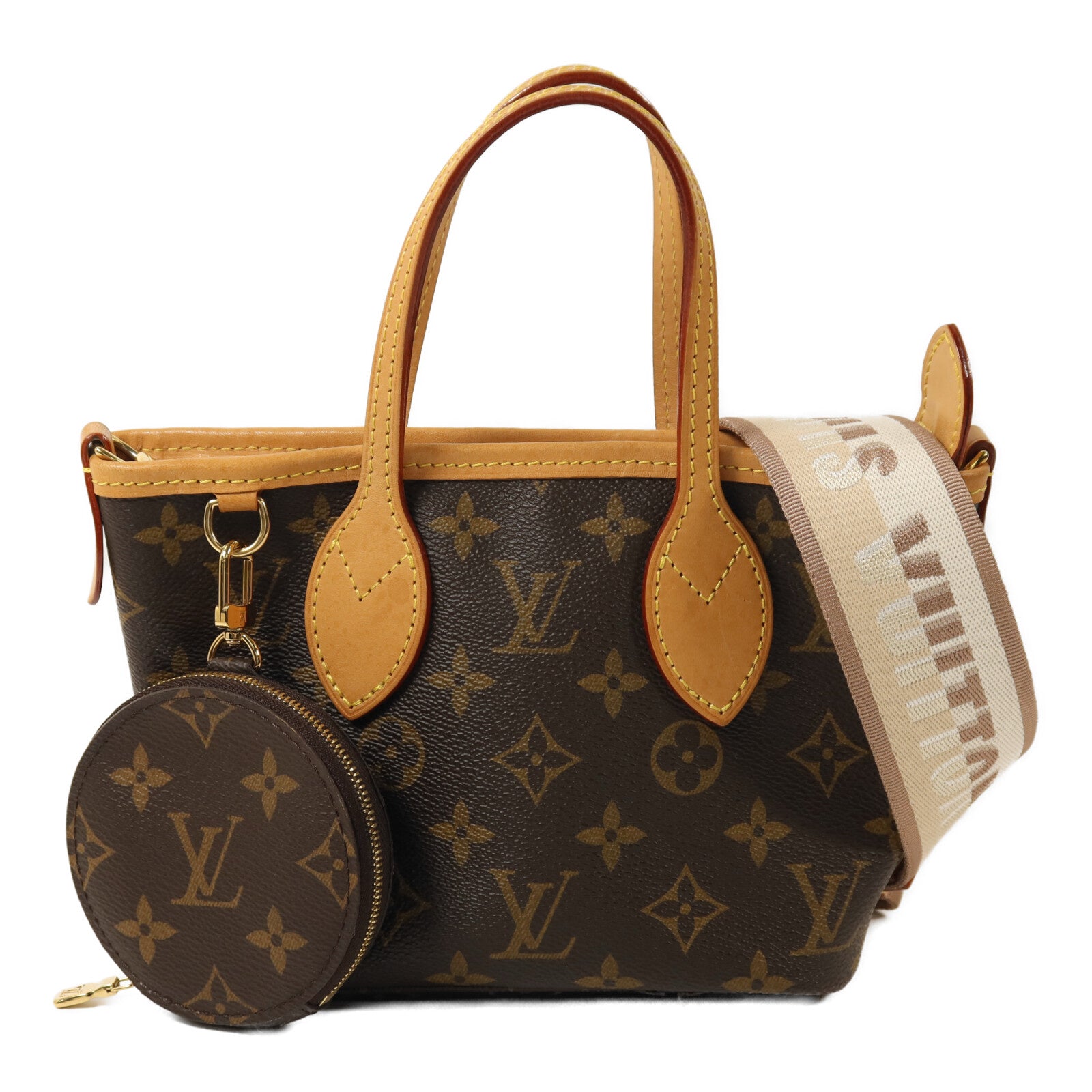 LOUIS VUITTON Neverfull M46705 2-Way Bag Coated Canvas