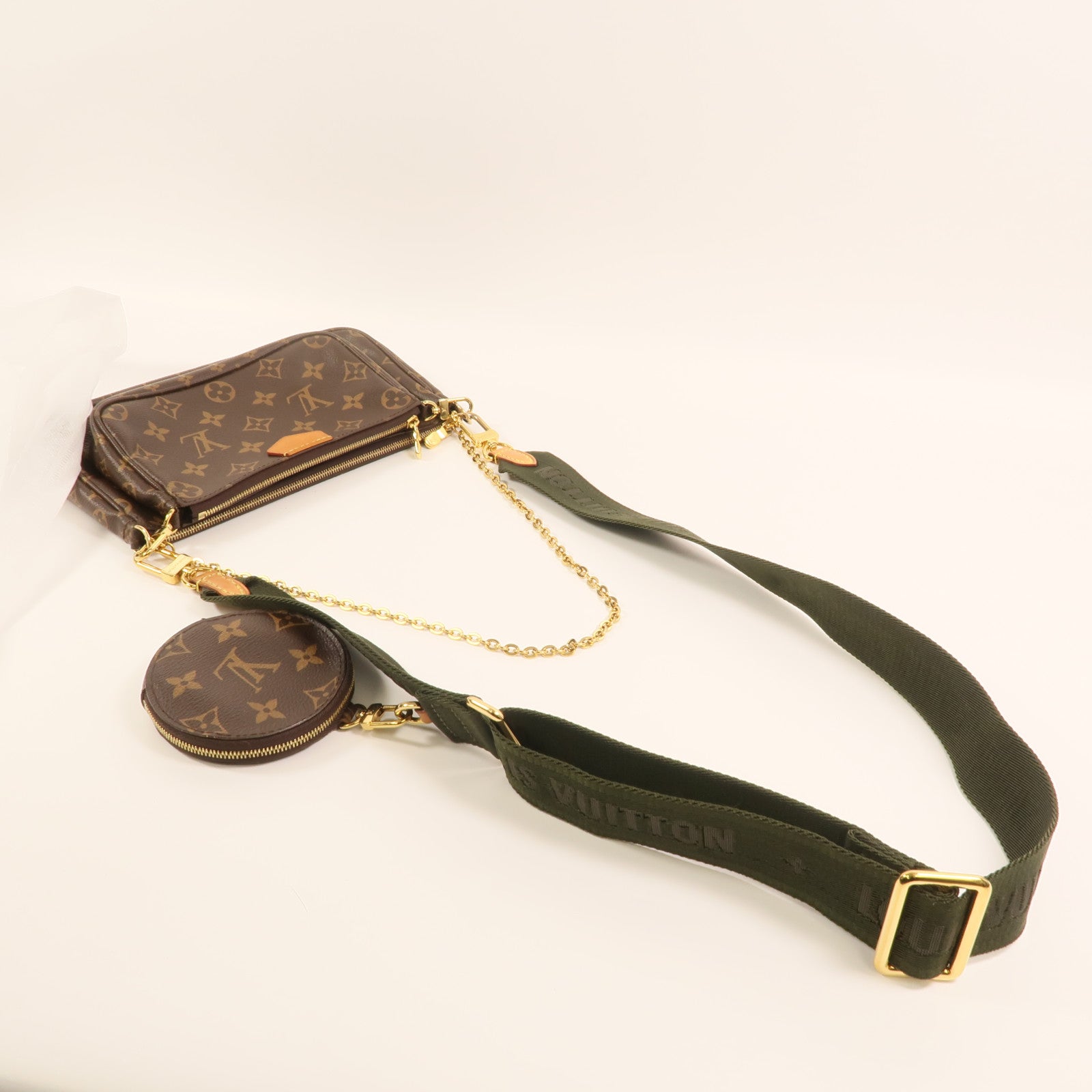 LOUIS VUITTON Multi Pochette M44813 2-Way Bag Coated Canvas 10