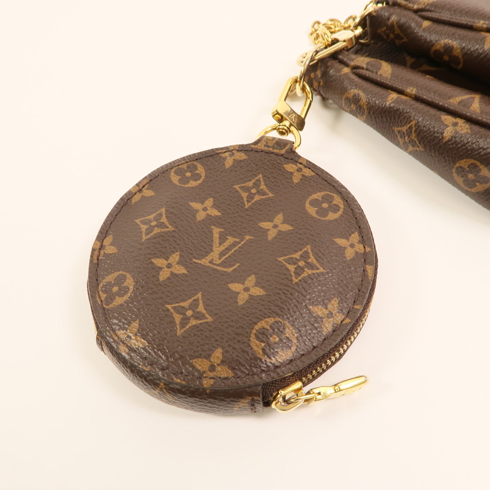 LOUIS VUITTON Multi Pochette M44813 2-Way Bag Coated Canvas 16