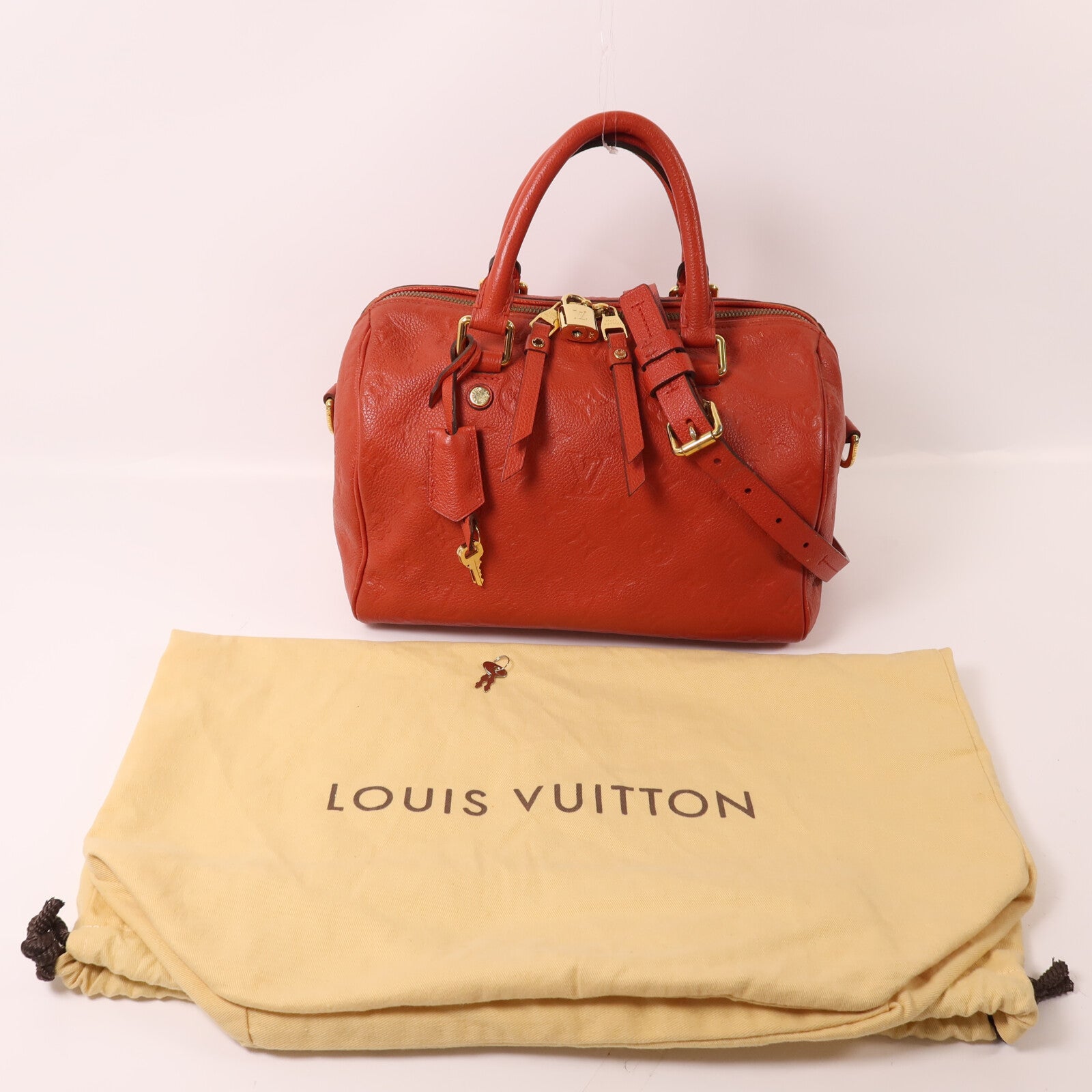 LOUIS VUITTON Speedy Bandouliere M40758 2-Way Bag Calfskin 9