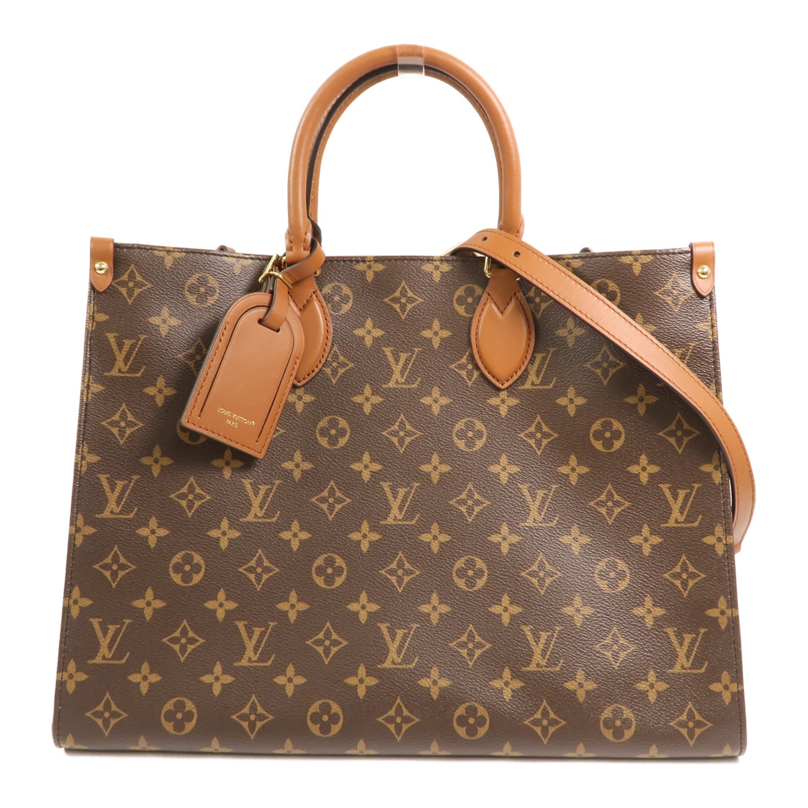 LOUIS VUITTON OnTheGo M14235 肩背包 塗層帆布