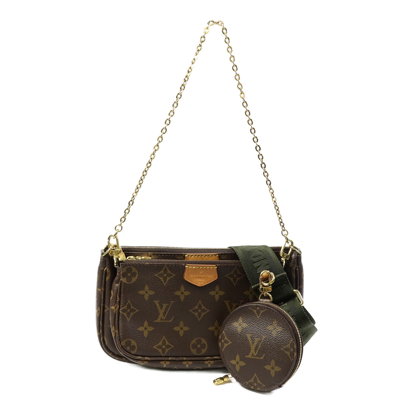 LOUIS VUITTON Multi Pochette M44813 2-Way Bag Coated Canvas