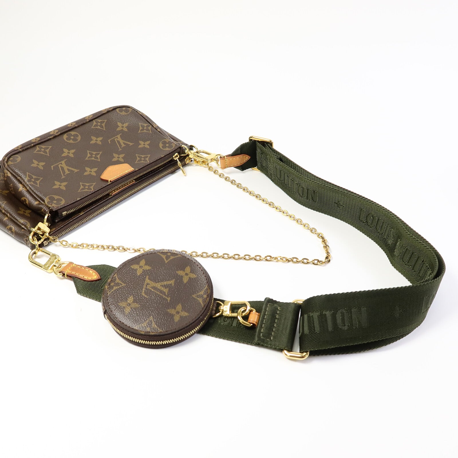 LOUIS VUITTON Multi Pochette M44813 2-Way Bag Coated Canvas 9
