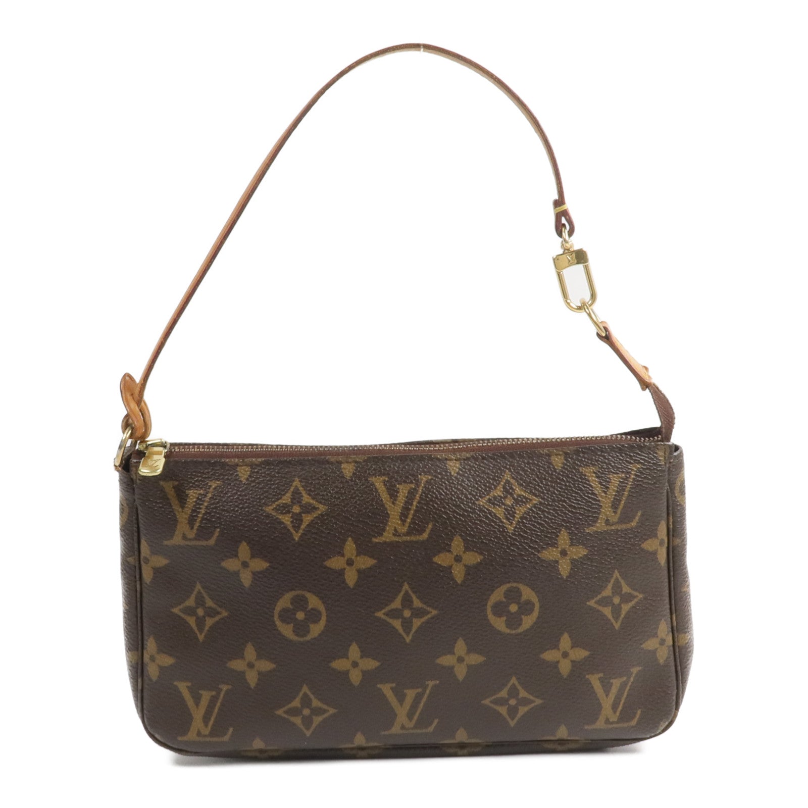 LOUIS VUITTON Pochette Accessoires M51980 Bag Coated Canvas