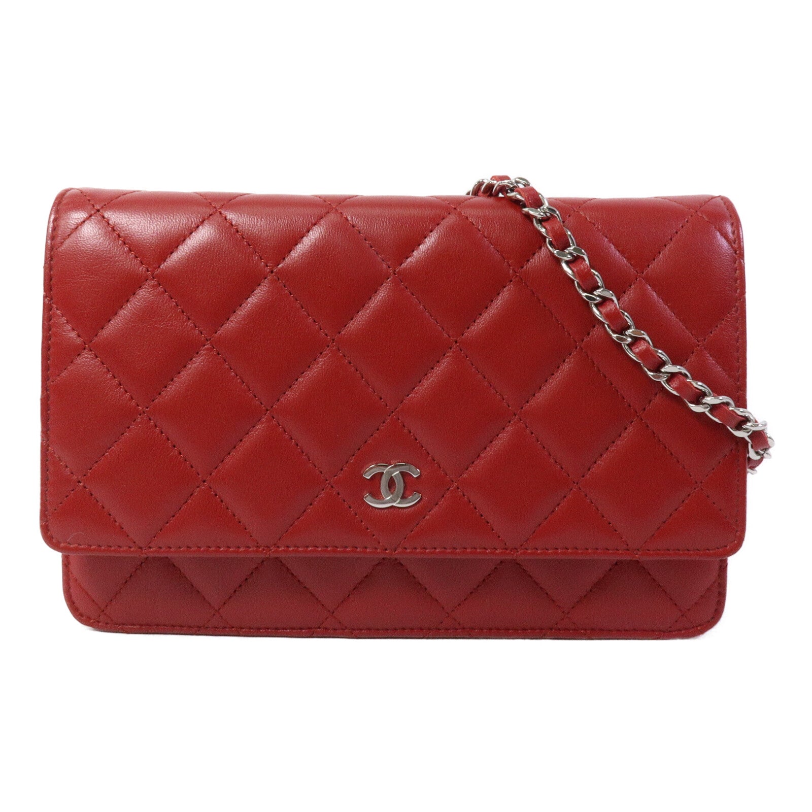 LOUIS VUITTON WOC Shoulder Bag Lambskin