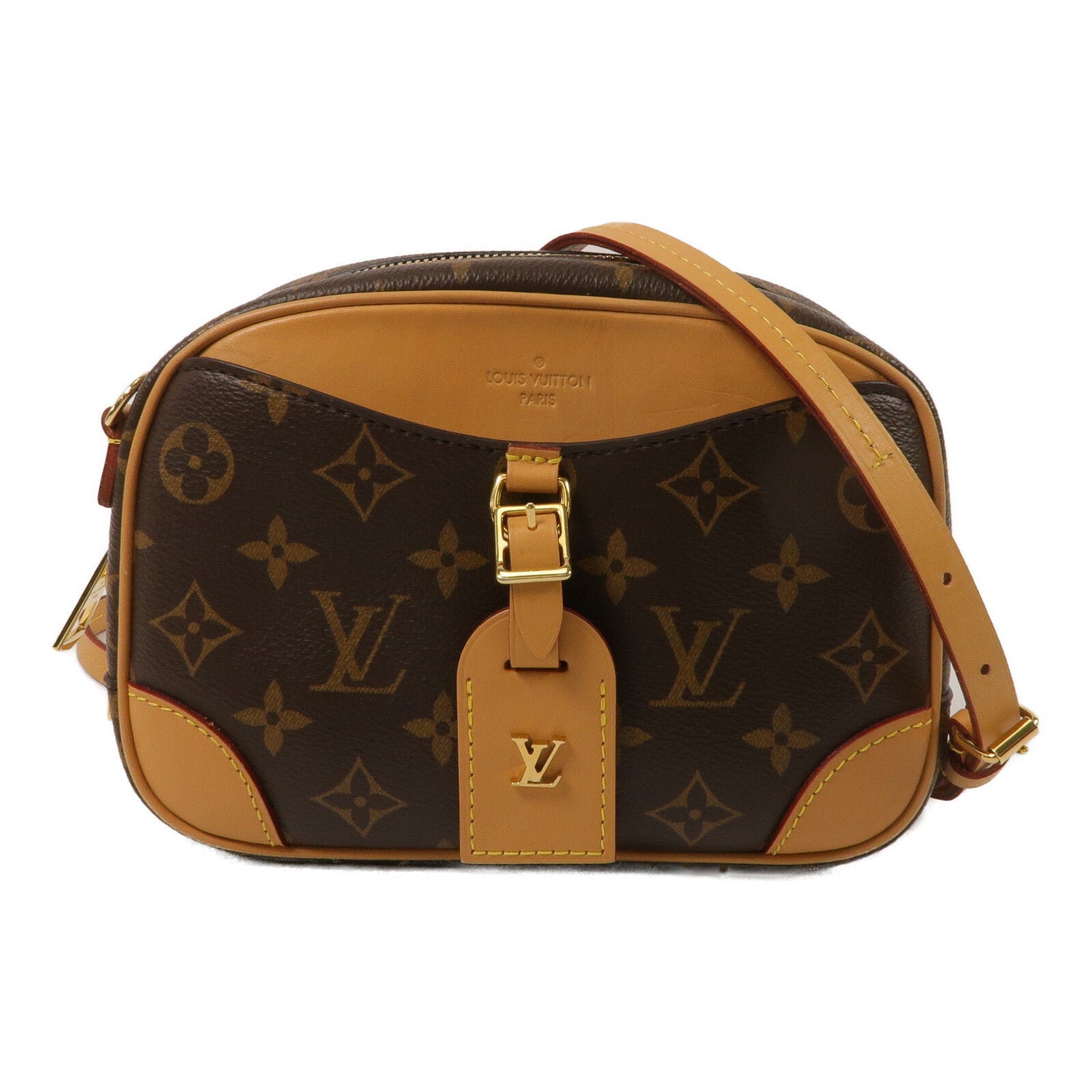LOUIS VUITTON Deauville M45528 Shoulder Bag Coated Canvas