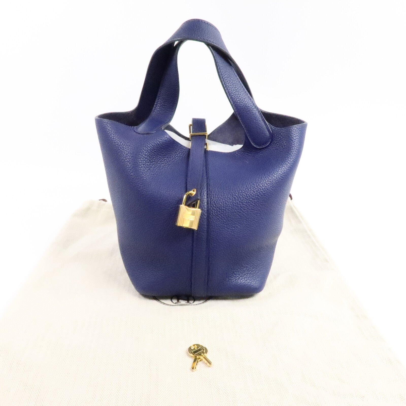 LOUIS VUITTON Picotin Tote Bag Calfskin 9